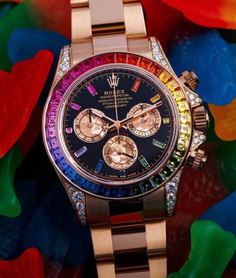 rolex rainbow daytona review|rolex daytona rainbow 2022 price.